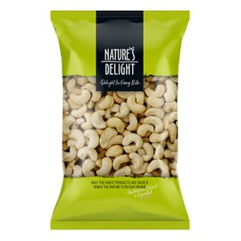 Natures Delight Unsalted Cashews 400 g