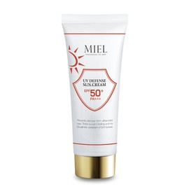 [Ready] Miel UV Defense Sun Cream 60ml SPF50 sunscreen without white cast, UV protection, Miel UV sunscreen / [레디] 미엘 UV 디펜스 썬크림 60ml SPF50 백탁 현상없는 선크림 자외선 차단, 미엘 UV 선크림
