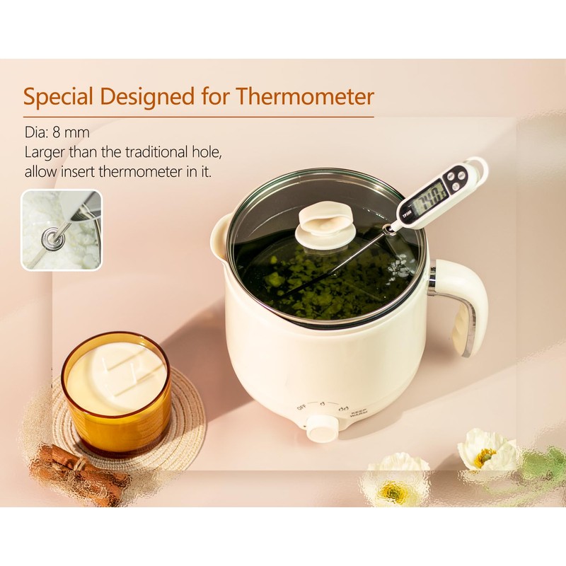 Aroparc Electric Wax Melting Pot, 60oz/1.8L Wax Melter for Candle
