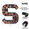 Made Easy Kit Metal Letter Wine Cork Keepsake Saver &