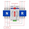Dual Power Automatic Transfer Switch,CB Type ATS 3P 63A 220V