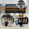 Trybuy Rear Grease Drainage System for Blackstone Grease Catcher Upgrade,