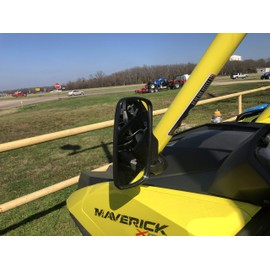 Heavy Duty Sport Side View Mirror Set Fits Can-Am, Kawasaki, Kubota, & More (Kubota RTV 900/1140)