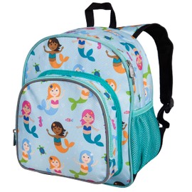 Wildkin 12-Inch Kids Backpack for Boys & Girls, Perfect for Daycare and Preschool, Toddler Bags Features Padded Back & Adjustable Strap, Ideal for School & Travel Backpacks (Mermaids)