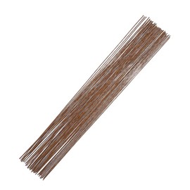 MORAINJAY Pack of 100 Flower Wire, 1 mm x 40 m Craft Wire Gauge Wire Binding Wire Set, Thin Wire, Wrap Wire, Brown, Flexible Paddle Wire, Florist Wire, Christmas Wreath, Garlands for Roses, Flowers,