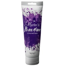 Merlin's Black Magic Tube 9.4oz Gritty Hand Soap - for Mechanics, Grease, Dirt