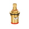 Faucet Ceramic Stem Cartridge Valve, G1/2" Brass Tap Ceramic Disc