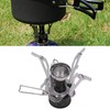 Backpacking Stove High Temperature Resistance Lightweight Foldable Gas Stove Adjustable