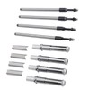 24PCS Adjustable Pushrods Cover Kit 0928 0023 Chrome Push Rod