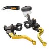 LKV Motorcycle Brake Clutch Pump Lever Set - 7/8" (22mm)