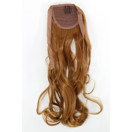 WIG ME UP - YZF-TC18-27 Hairpiece Braid Copper Blonde Wavy 45 cm Tape Hair Clip Hair Extension