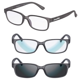 Croakies Palma Photochromic Eyewear | UV400 Sunglass and Bluelight Protective Eyeglass For Outdoor and HEV Devices | Bundle