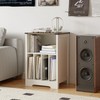 ChooChoo Record Player Stand, Vinyl Record Storage Cabinet, Turntable Stand