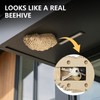 Realistic Wasp Nest Geocache Container with Magnet, Hidden Outdoor Cache