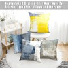 Mondiafy 2 Pack Throw Pillow Covers Gray 18x18 Soft Touch