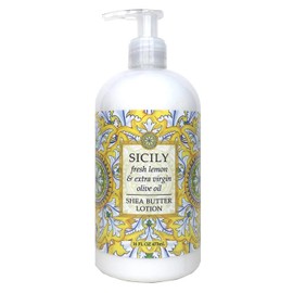 Greenwich Bay Lemon Sicily Scented Lotion from the Destination Collection - Travel the World Without Leaving Your Home! - 16 Ounce Bottle in Beautiful Packaging