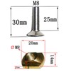 perfeclan M8 Hydrofoil T Nut and Screw Mounting Hardware Kit,