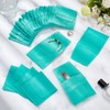 nbeads Pack of 24 Turquoise Microfibre Jewellery Bags, Cosmetic Bag,