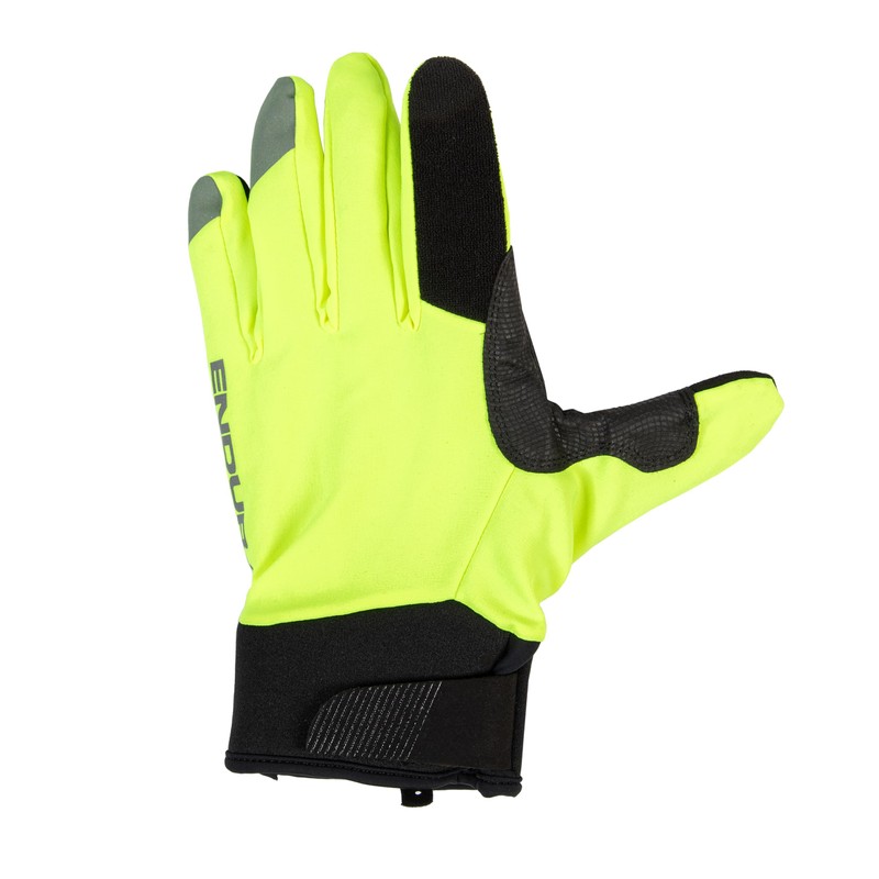 Endura Women's Strike Long Finger Gloves, Hi-Viz Yellow, M