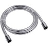 CORNAT TECB3372 Shower Hose Plastic 1,5m Trans./chr, Transparent, 150 cm