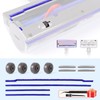 Soft Plush Strip + Axle + Replacement Roller for Dyson