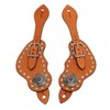 Spur Strap Artificial Leather Adjustable Western Spur Strap with Buckle