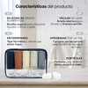 Kit de Viaje Envases Silicona INCLUYE 2 Protectores Para Cepillos