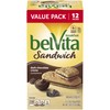Belvita Sandwich Dark Chocolate Creme Breakfast Biscuits, 6 Value Pack