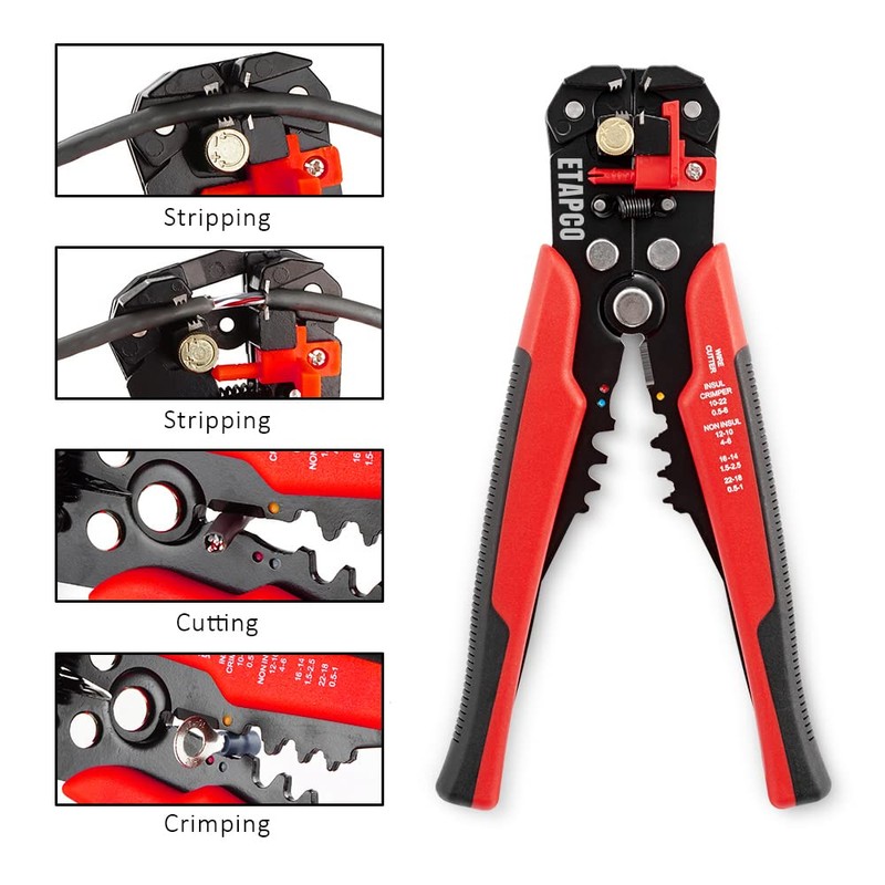 Wire Stripper - Plier 3 in 1 Hand Tool, Terminal