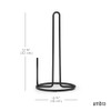 Umbra Squire Paper Towel Holder for Kitchen, Black