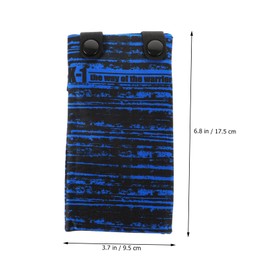 TEHAUX Wrist Phone Holder Pouch for Running Cycling Breathable Wristband for Keys Coins Lightweight Compact Sports Arm Bag Blue Durable Storage for Active Lifestyles