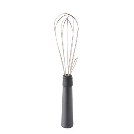 Stand Up Whisk - Ideal for Pastry, Sauces, Liquid Pasta - Handy Spike for Hanging Whisk on Container