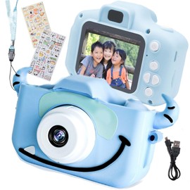 Kids Camera, Digital Camera for Kids, Decoration, 40 Million Pixels, 1080P HD Recording, Sticker Included, Present, Traveling and Excursions, Lasting Memories, 4x Zoom, Timer Function, 31 Photo Frames