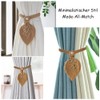 IVEOPPE Tiebacks Boho Curtain Holders, 2 Pieces Curtain Tiebacks Cotton