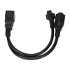 IEC320 C20 to IEC320 C5 5 15R Power Cord Male