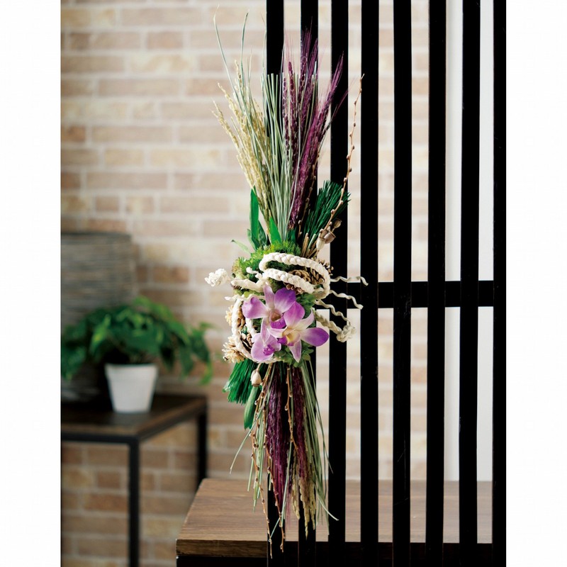 Daichi Farm DO003332-700 Preserved Flowers, Miyako Pine and Small Green,