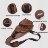 Dolores Pechera Mochila Antirrobo Usb Cuero Bandolera Cruzada Hombro