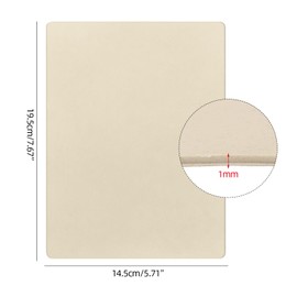 BAMTTOO 10pcs Tattoo Practice Skins Double Sides Tattoo Fake Skin 7.67x5.7in Practice Skin for Tattooing Tattoo Supplies Tattoo Kit (10S Skin)