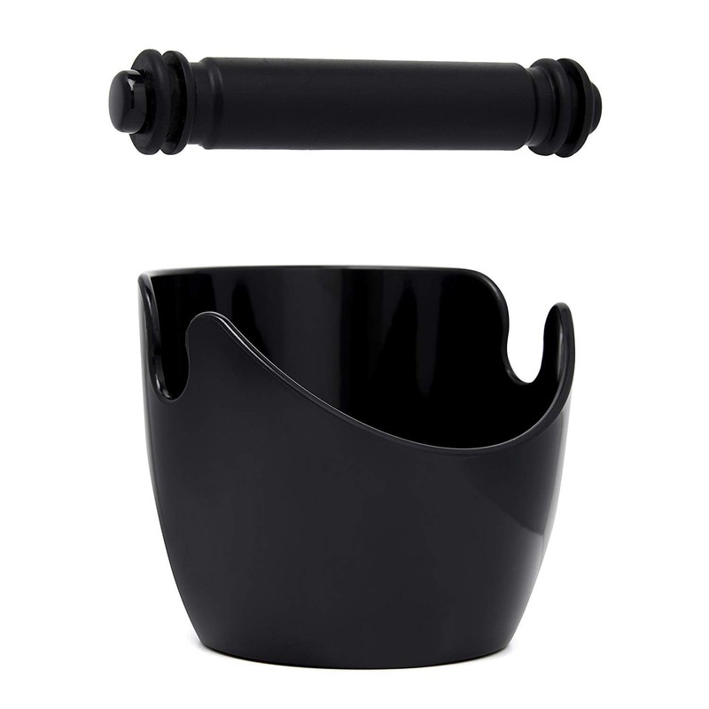 Avanti Compact Espresso Coffee Grounds Knock Box with Removable Knock