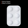 PATIKIL 6 Well Paint Tray Palette 3pcs Rectangle Plastic Painting