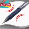 CLARO Trion Grip RT Retractable Ballpoint Pens, BLACK, Fine Point