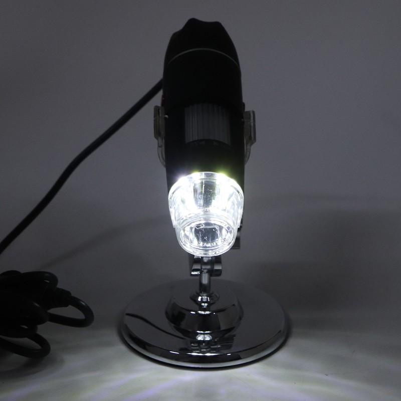 USB Digital Microscope 3 in 1 1600X 8 LEDs Adjustable