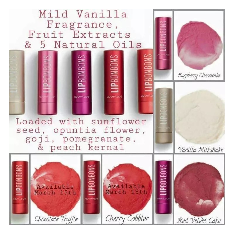 YOUNIQUE LIP BONBONS  any one shade