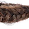 Gledola Wide Messy Braided Headband with Teeth Synthetic Hair Braided