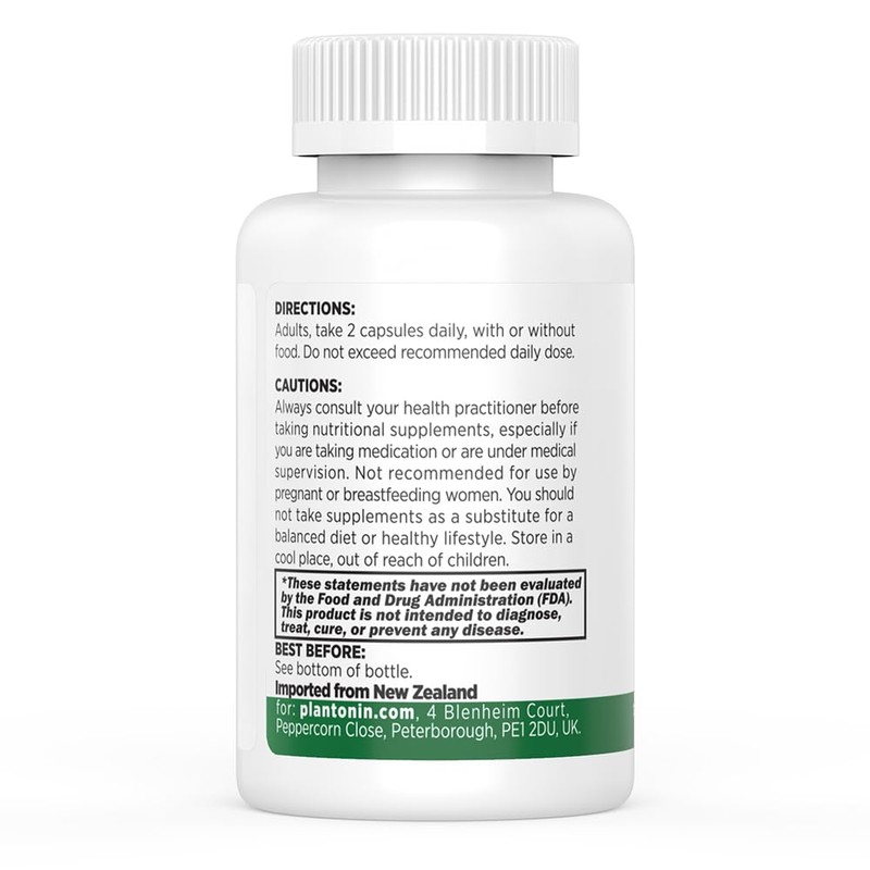 Plantonin - Palmitoylethanolamide Pea Supplement 600mg - Micronized Pea Supplements