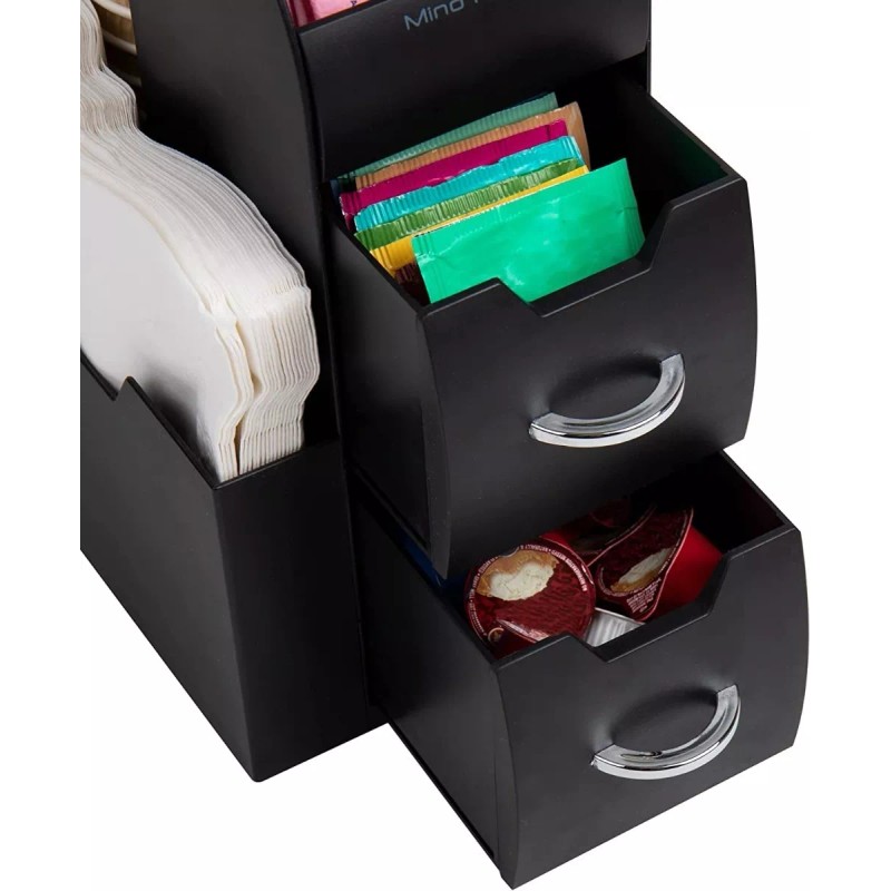 Mindreader Organizador Para Cafetería Vasos Cápsulas, Azúcar Utensilios