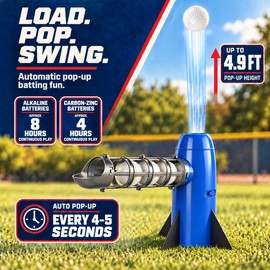 AuntyFey Auto Kids Baseball Pitching Machine, Automatic Baseball Launchers