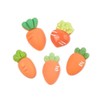 LiQunSweet 100 pcs Mixed Styles Carrot Theme Resin Cabochons Bunny