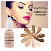 2Pcs Liquid Foundation Full Coverage 24HR Matte Oil Control Concealer