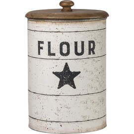 Primitives by Kathy 39060 Farmhouse Tin Canisters, Sugar/Coffee/Flour